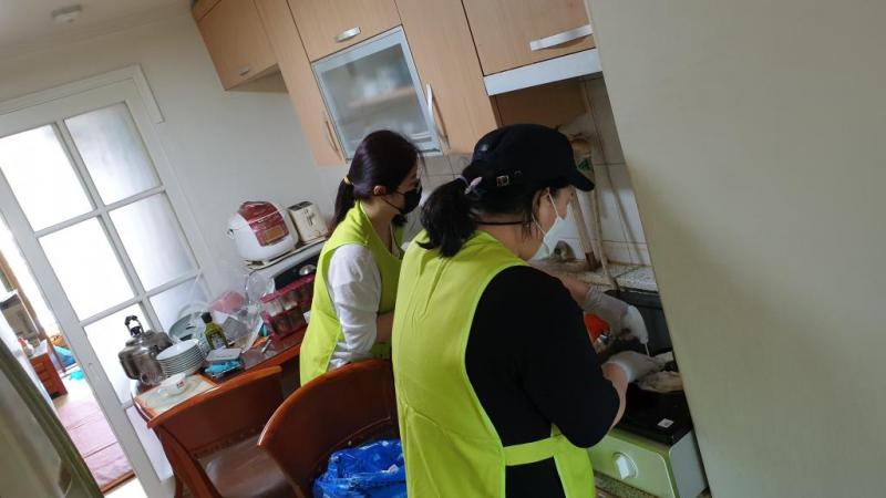 인지면 독거노인댁 집청소(체인지하우스)-5. 13.