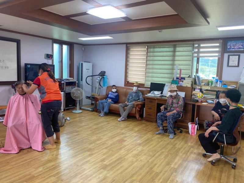 행복마을가꾸기(인지면 성1리, 부석면 지산1리 마을회관, 8.18.)