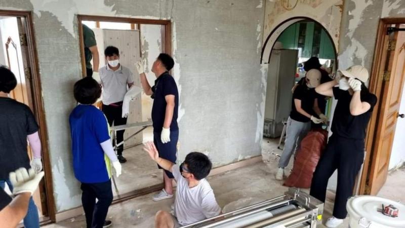 2022.07.23.(토) 우리두리봉사단 도배봉사 진행