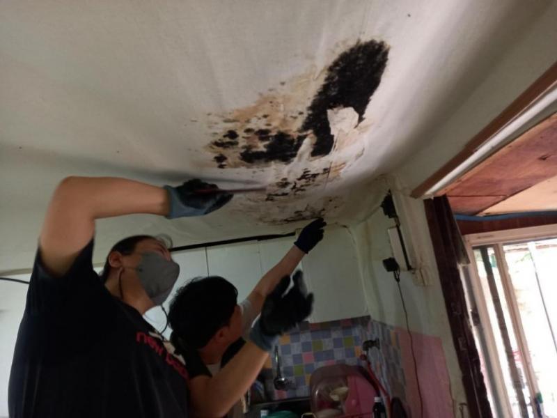 2022.07.27.(수) 우렁각시 도배봉사단 도배봉사 진행