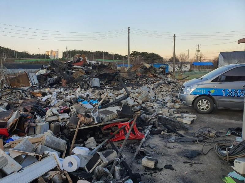 재난지원용 나눔하우스 설치