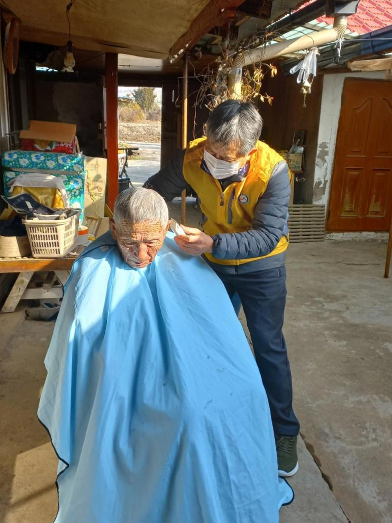 23년 1월 설맞이 이미용 봉사 진행