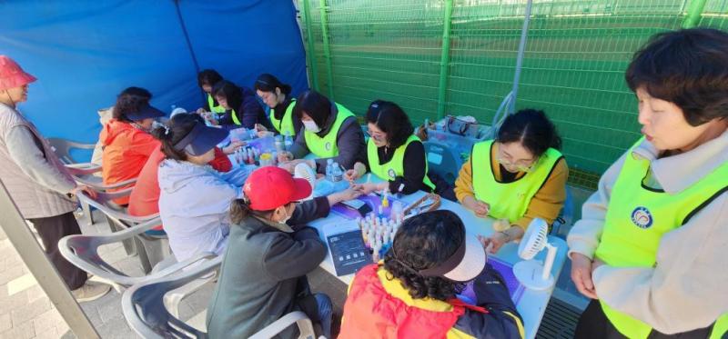 서산시지회장기 게이트볼 대회 방문 봉사