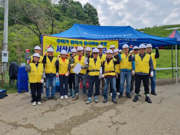 운산면 취약계층 지붕 수리 봉사