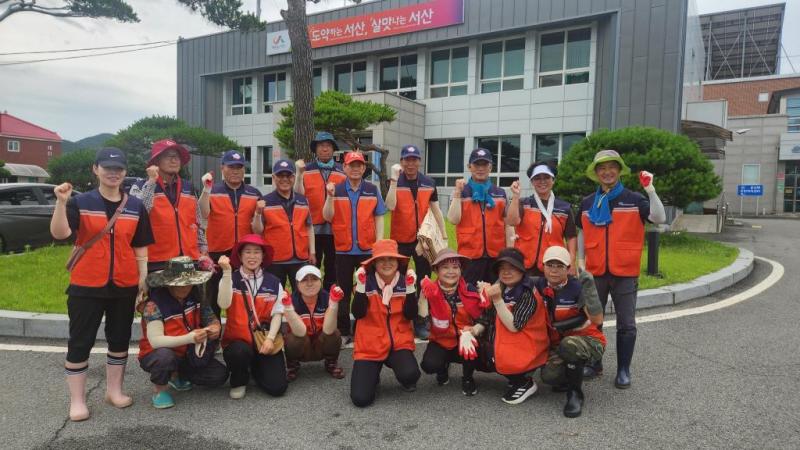 서산시 집중호우 피해지역(부춘동, 운산면, 인지면 중심) 복구지원 봉사활동