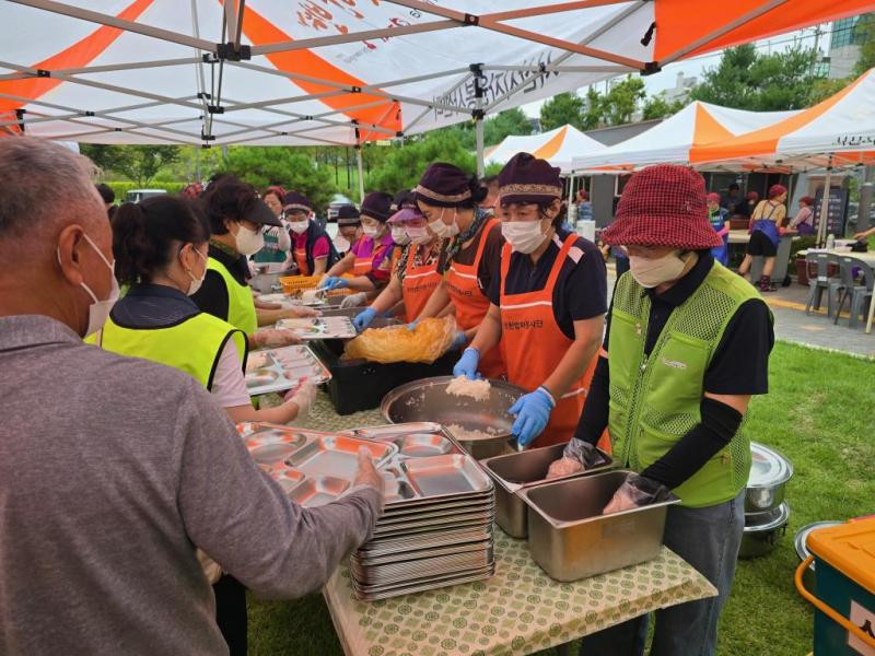 서산시자원봉사센터, 하반기 따뜻한 밥차 사업 운영